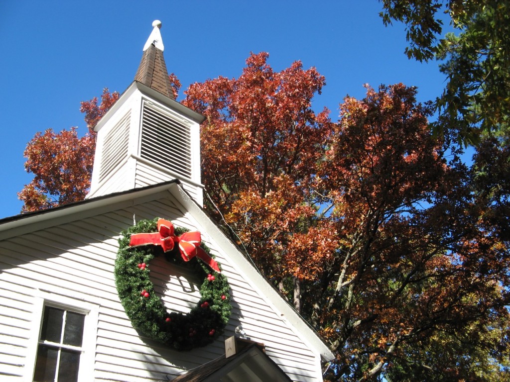 This little chapel always provides interesting photo ops pretty much all year.